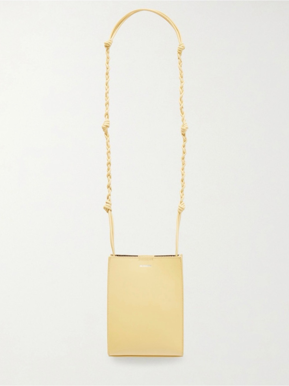 JIL SANDER Tangle Leather Shoulder Bag